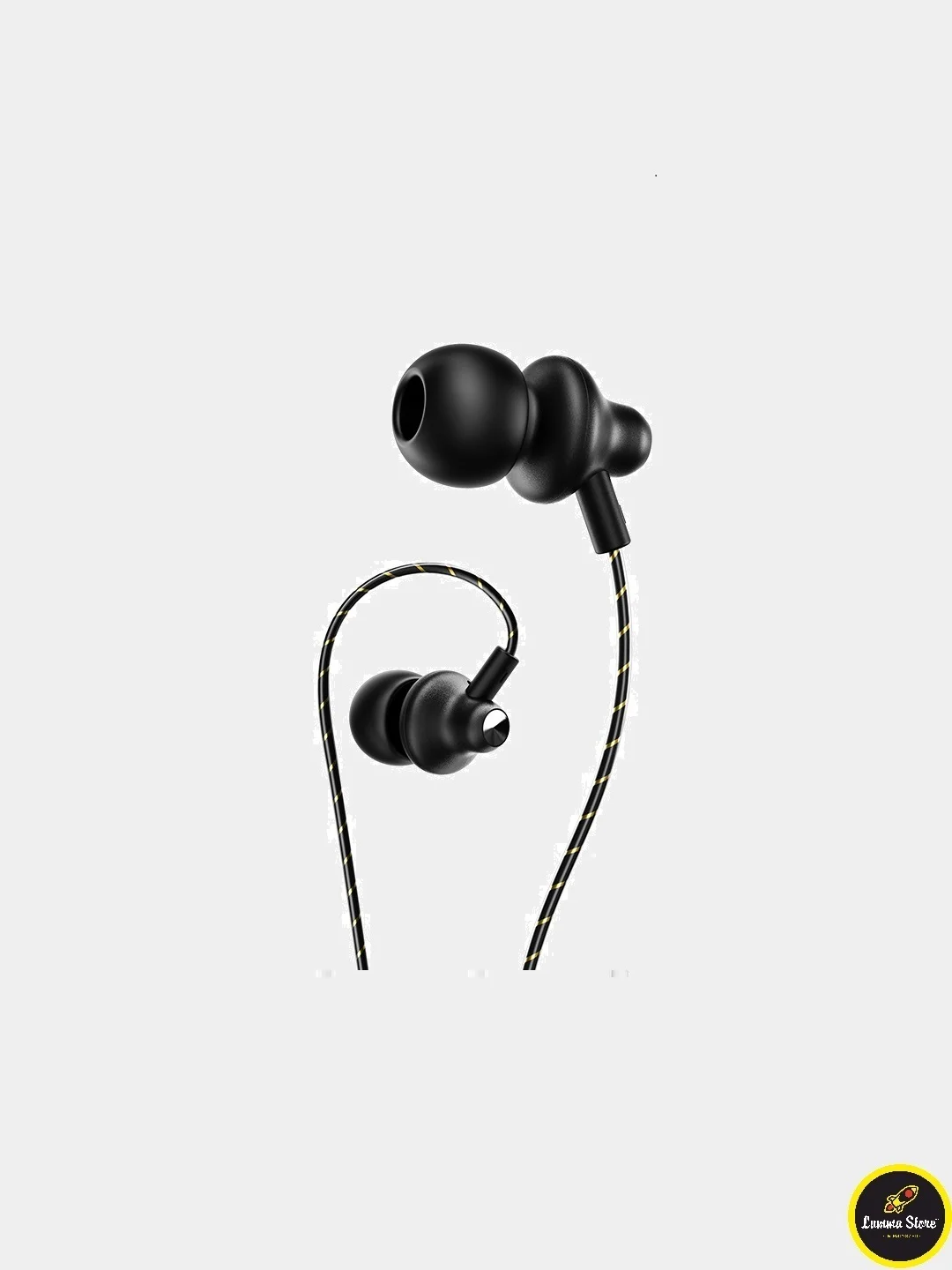 Черный проводные наушники Borofone BM42 Sophisticated