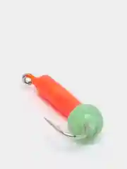 Красный мормышка "Гвоздешарик" Pike, свинец, безнасадочная