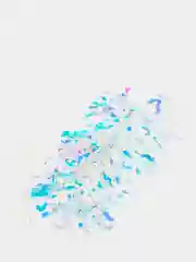 Серебряный фольга для маникюра / Дизайн ногтей / Нейл арт