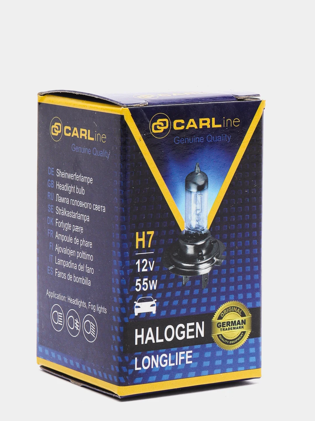 Лампа автомобильная H7 CARLine, 12v, 55w
