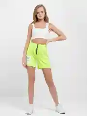 Шорты женкие зеленый неон
