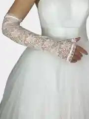 Перчатки свадебные