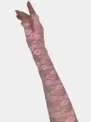 Розовый перчатки свадебные
