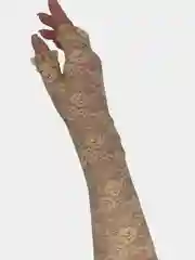 Светло-жёлтый перчатки свадебные