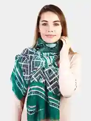 Палантин женский, большой, с орнаментом