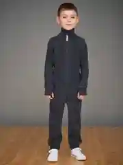 Угольный флисовый комбинезон детский / комбинезон утепленный / демисезон / теплый комбинезон
