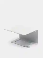 Белый держатель для туалетной бумаги с полочкой для телефона
