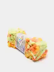 Салатовый пряжа Alize Puffy Color, петельки, 5 штук, микрополиэстер