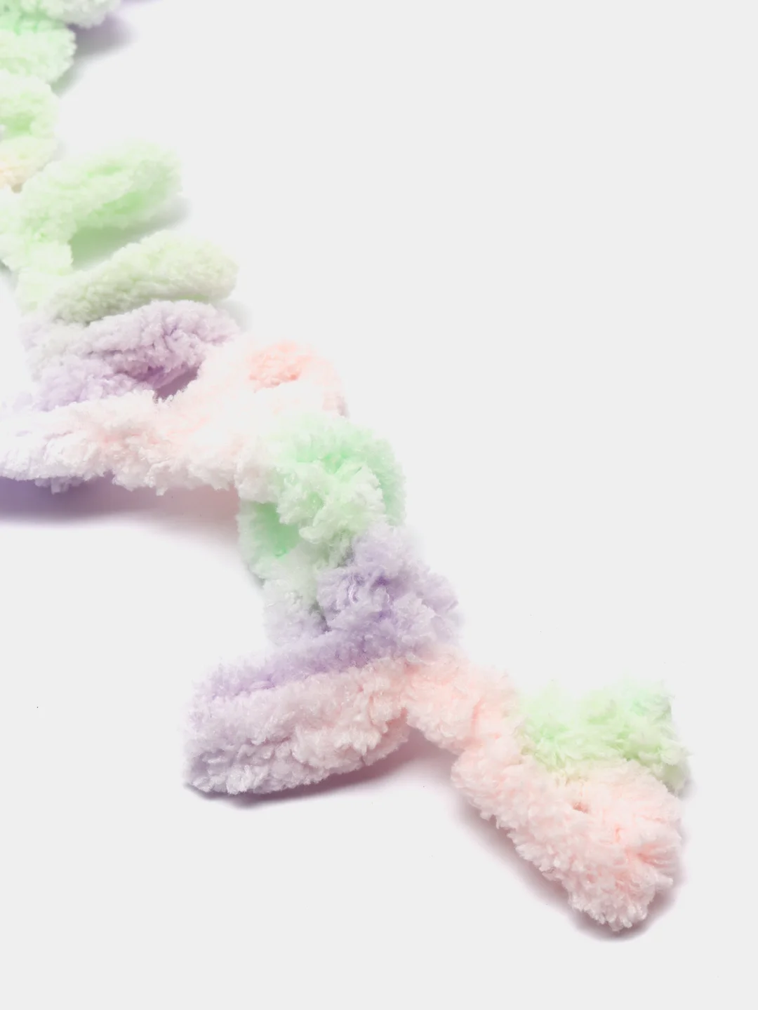 Лавандовый пряжа Alize Puffy Color, петельки, 5 штук, микрополиэстер
