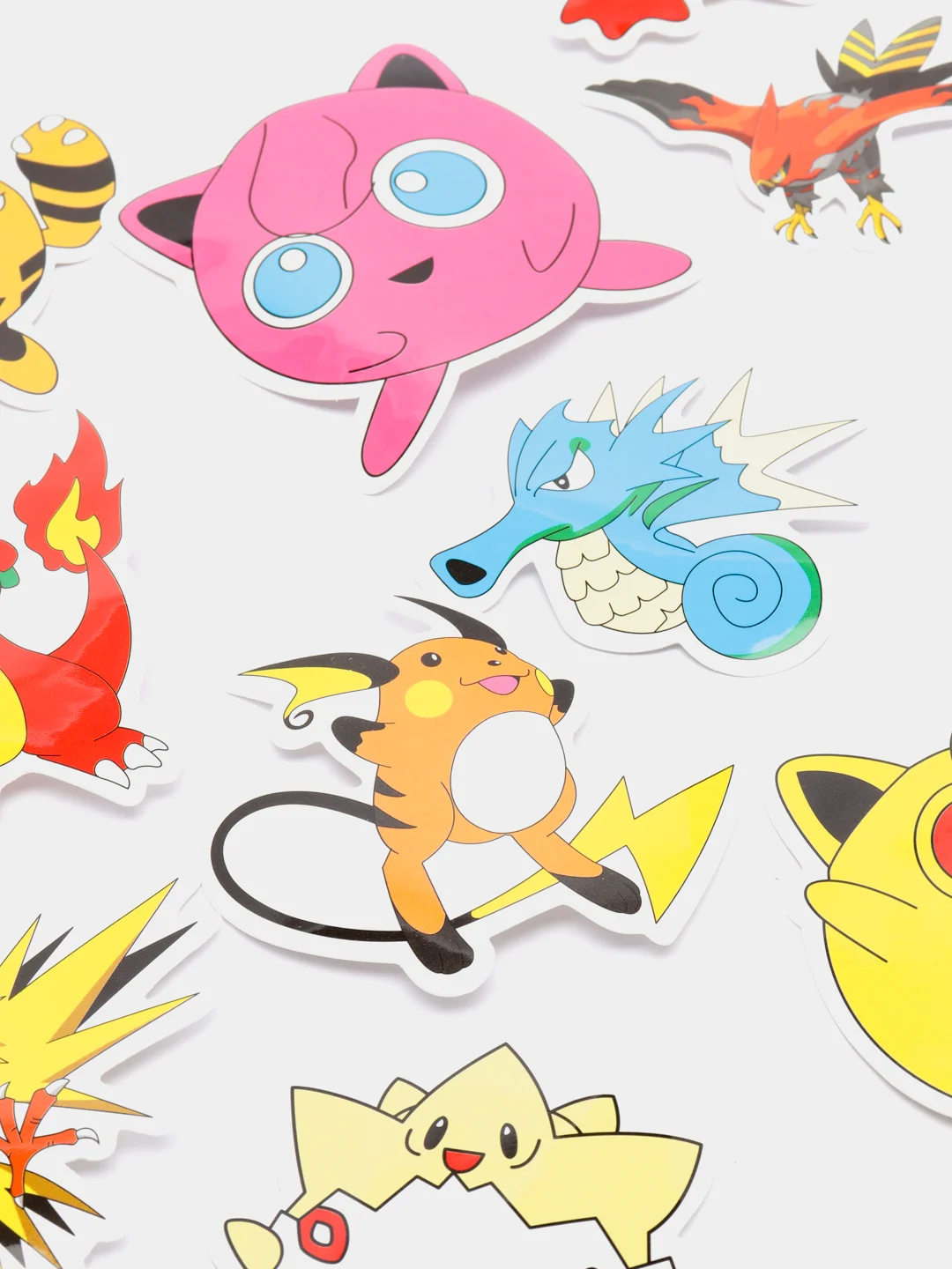 Желтый стикеры Покемон (Pokemon) 2 вида / Аниме Наклейки