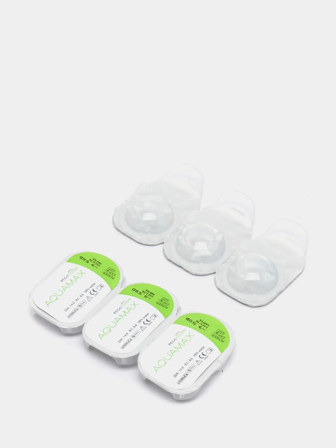 Контактные линзы AQUAMAX, 6 штук