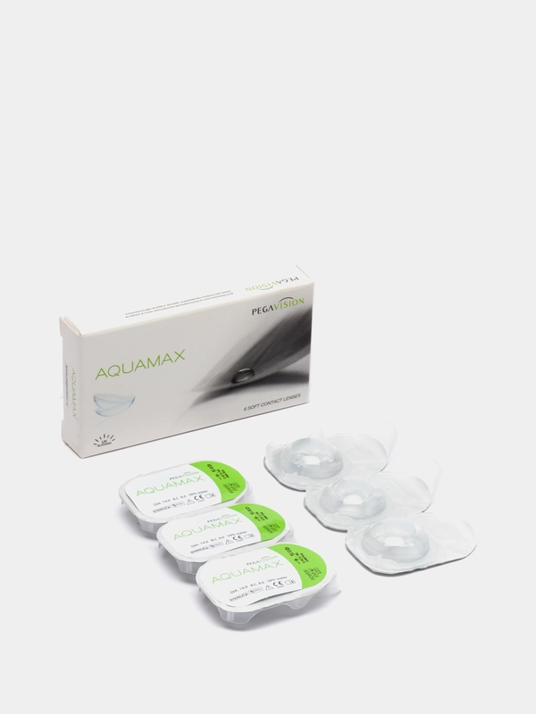 Контактные линзы AQUAMAX, 6 штук
