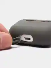 Угольный силиконовый чехол для наушников AirPods Pro