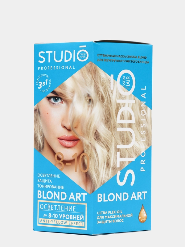 Комплект STUDIO BLOND ART для осветления волос до 8-10 уровней