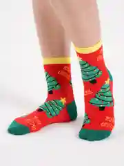 Коричневый носки плотные из хлопка