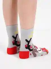 Серый носки плотные из хлопка