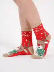 Коричневый носки плотные из хлопка