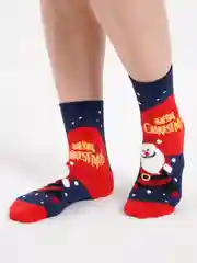 Индиго носки плотные из хлопка