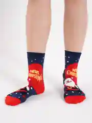 Индиго носки плотные из хлопка