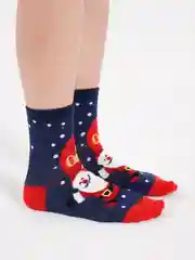 Индиго носки плотные из хлопка