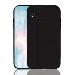 Черный чехол с подставкой держателем для Apple iPhone 12 mini