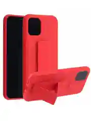 Красный чехол с подставкой держателем для iPhone 12 Pro