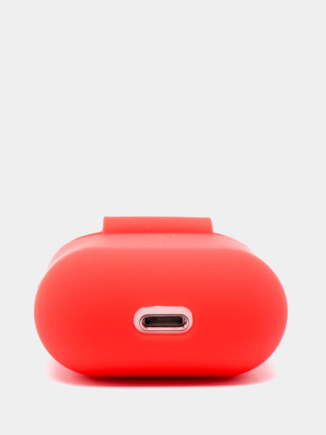 Красный чехол для Apple AirPods 1, AirPods 2 силиконовый