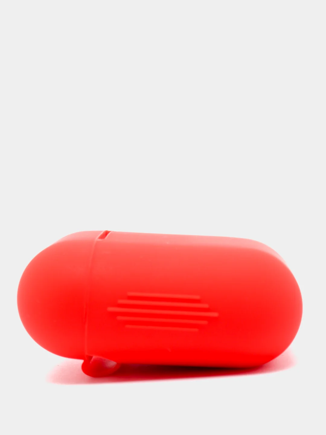 Красный чехол для Apple AirPods 1, AirPods 2 силиконовый
