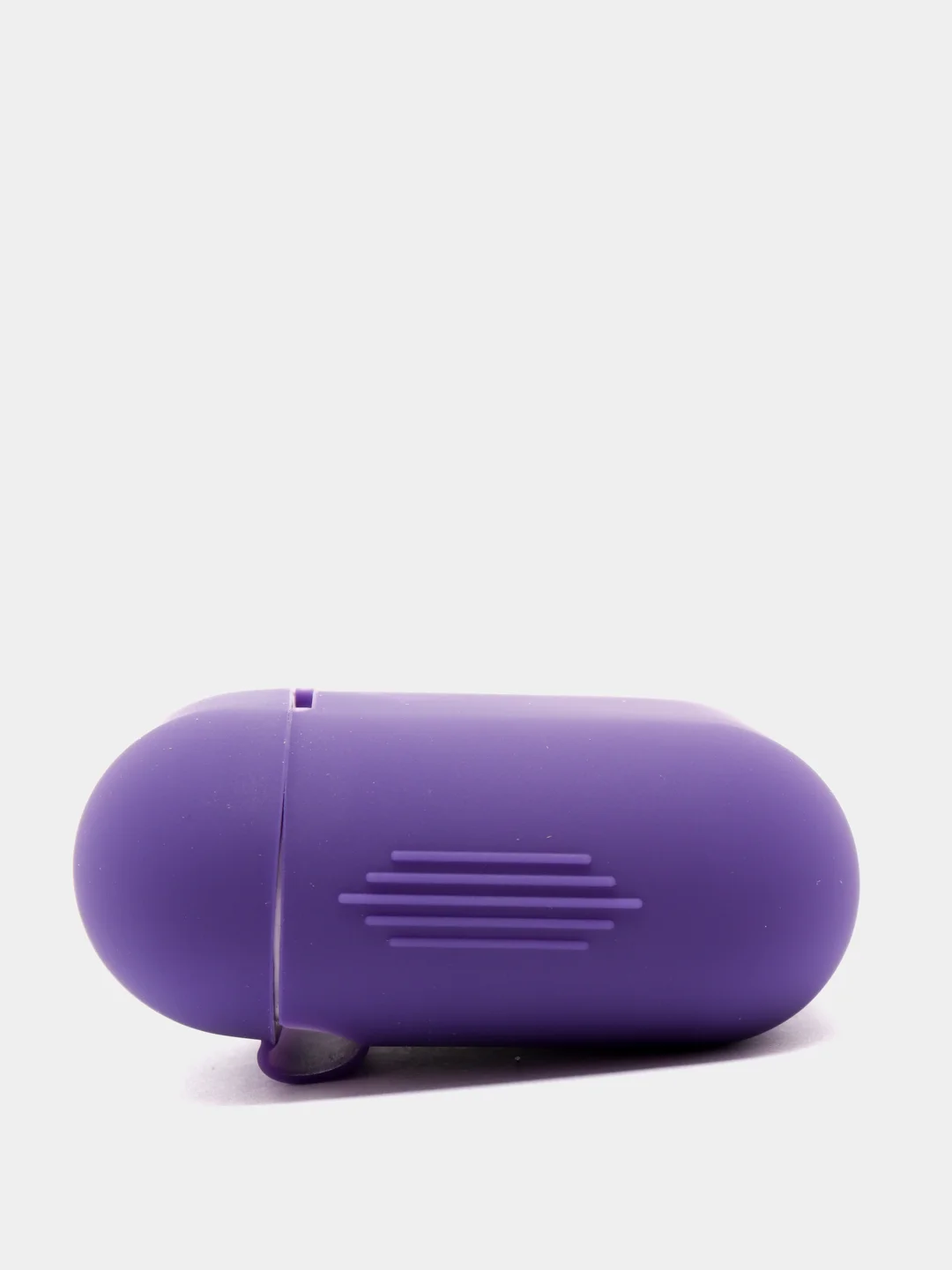 Фиолетовый чехол для Apple AirPods 1, AirPods 2 силиконовый