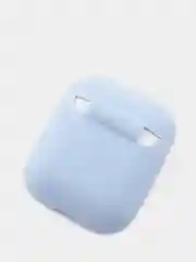 Небесно-голубой чехол для Apple AirPods 1, AirPods 2 силиконовый