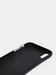 Черный чехол для iPhone XR силиконовый, с блестящими вставками