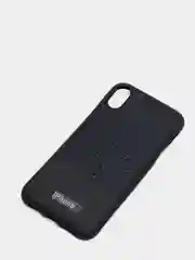 Черный чехол для iPhone XR силиконовый, с блестящими вставками