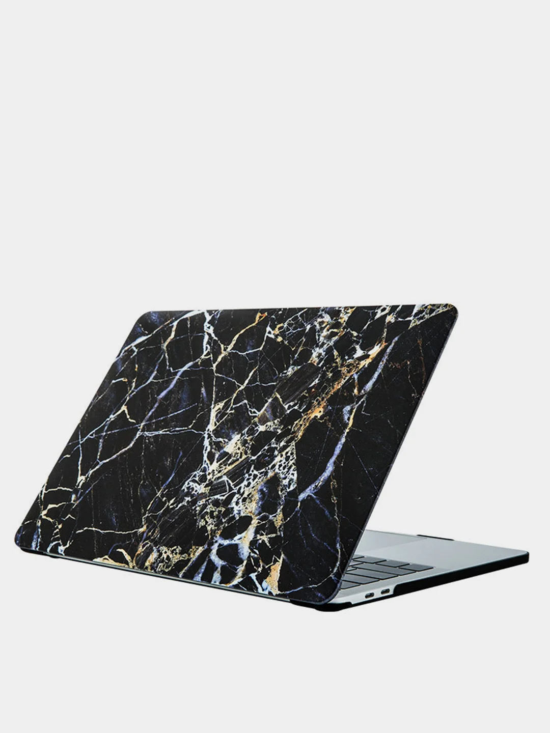 Синий меланж чехол-кейс для Apple Macbook