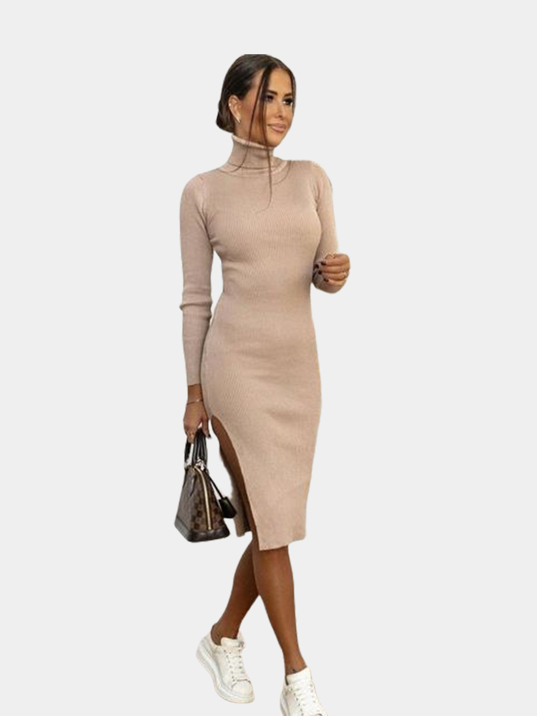 Женское платье лапша с разрезом купить по цене 1450 ₽ в интернет-магазине KazanExpress