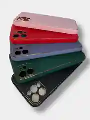 Чехол накладка силикон и экокожа на телефон Apple iPhone Айфон 12 Pro