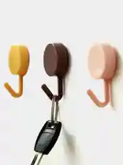 Бордовый крючок настенный, 5 штук