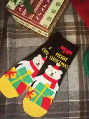 Носки новогодние яркие унисекс