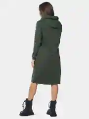 Платье из футера KLERY Yesterday ФП1357П5, хаки