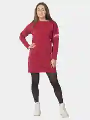 Платье из футера EVERYONE LIKES ФП1406П4 бордовый, KLERY
