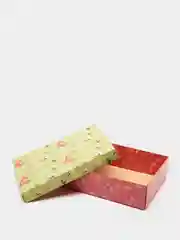 Зеленый подарочная коробка сборная "Новогодний Тигра", 21 х 15 х 5,7 см