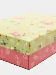 Зеленый подарочная коробка сборная "Новогодний Тигра", 21 х 15 х 5,7 см
