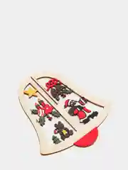 Багровый елочная игрушка из дерева