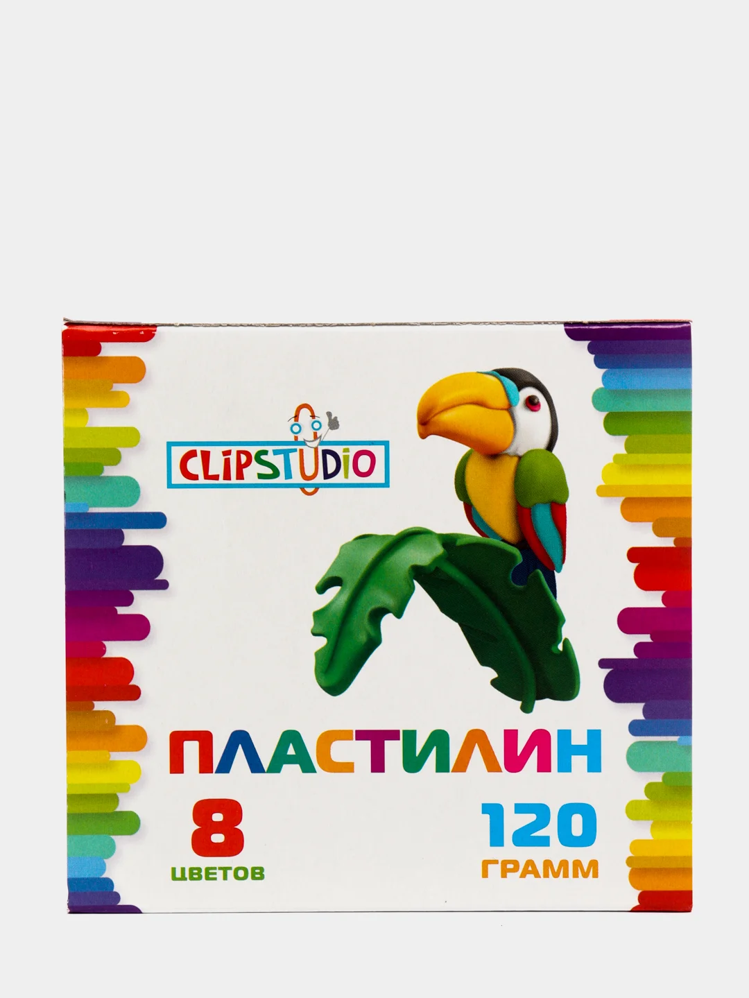 Пластилин 8 цветов 120 грамм