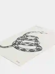 Розовый временные татуировки (змея)