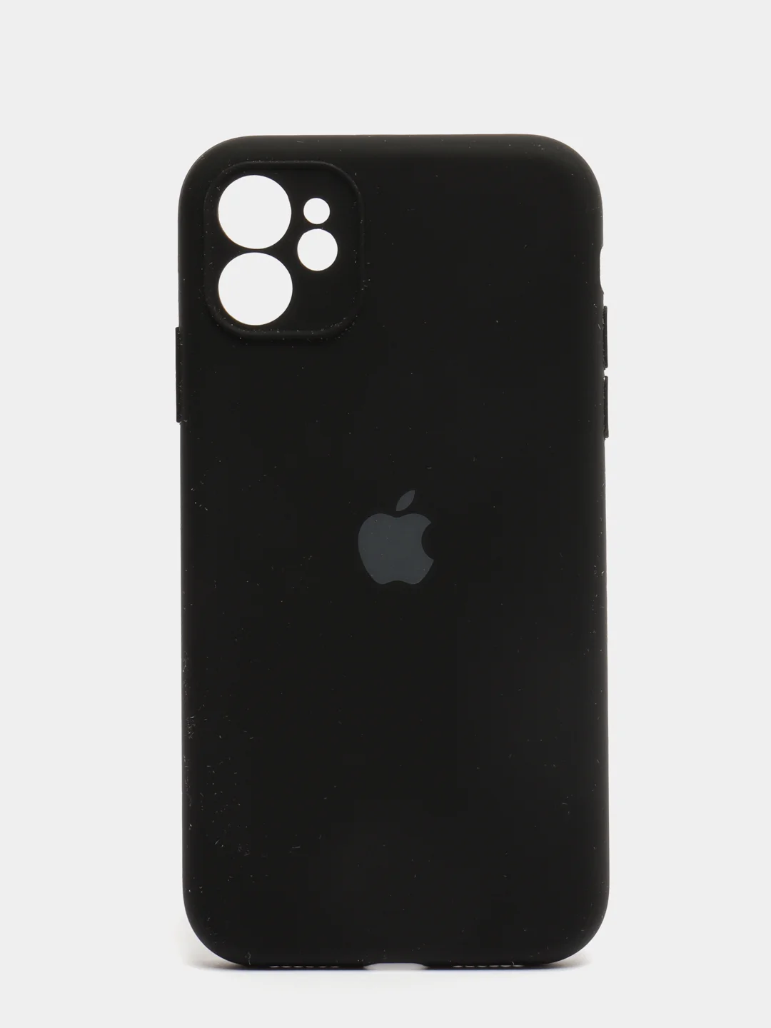 Черный чехол Silicone Case для iPhone 11 / 12 Mini / 12 / 12 Pro / 12 Pro Max