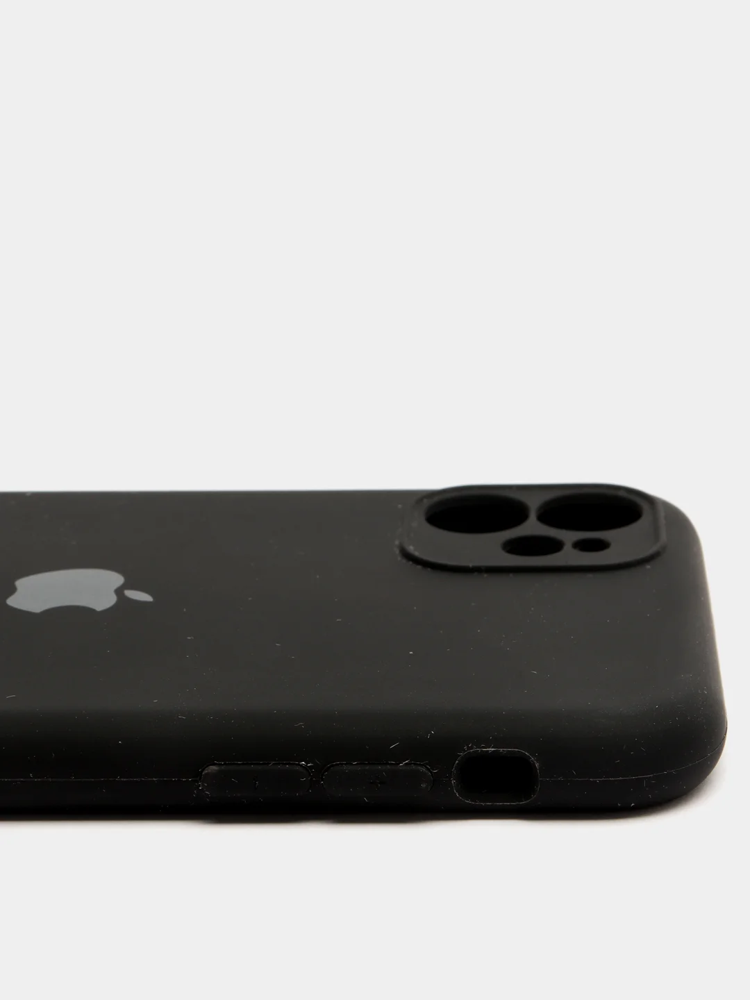 Черный чехол Silicone Case для iPhone 11 / 12 Mini / 12 / 12 Pro / 12 Pro Max