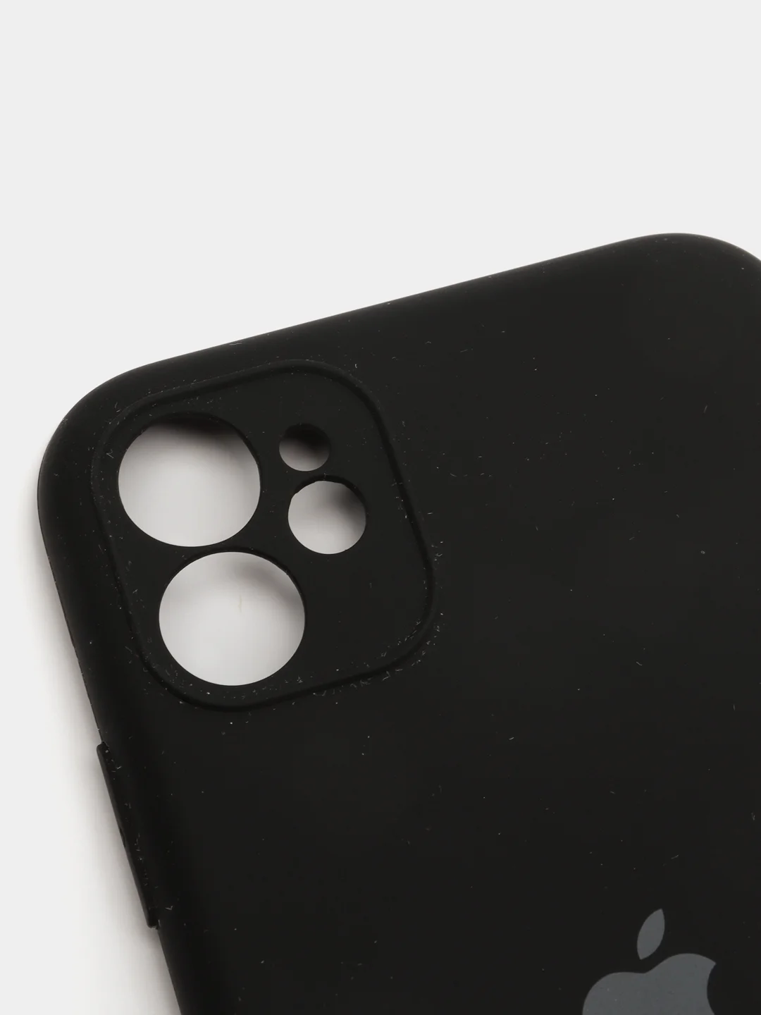 Черный чехол Silicone Case для iPhone 11 / 12 Mini / 12 / 12 Pro / 12 Pro Max