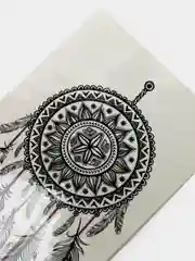 Мятный временные татуировки