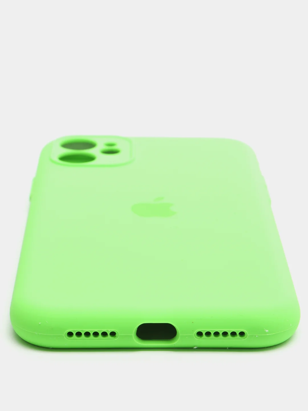 Салатовый чехол Silicone Case для iPhone 11 / 12 Mini / 12 / 12 Pro / 12 Pro Max