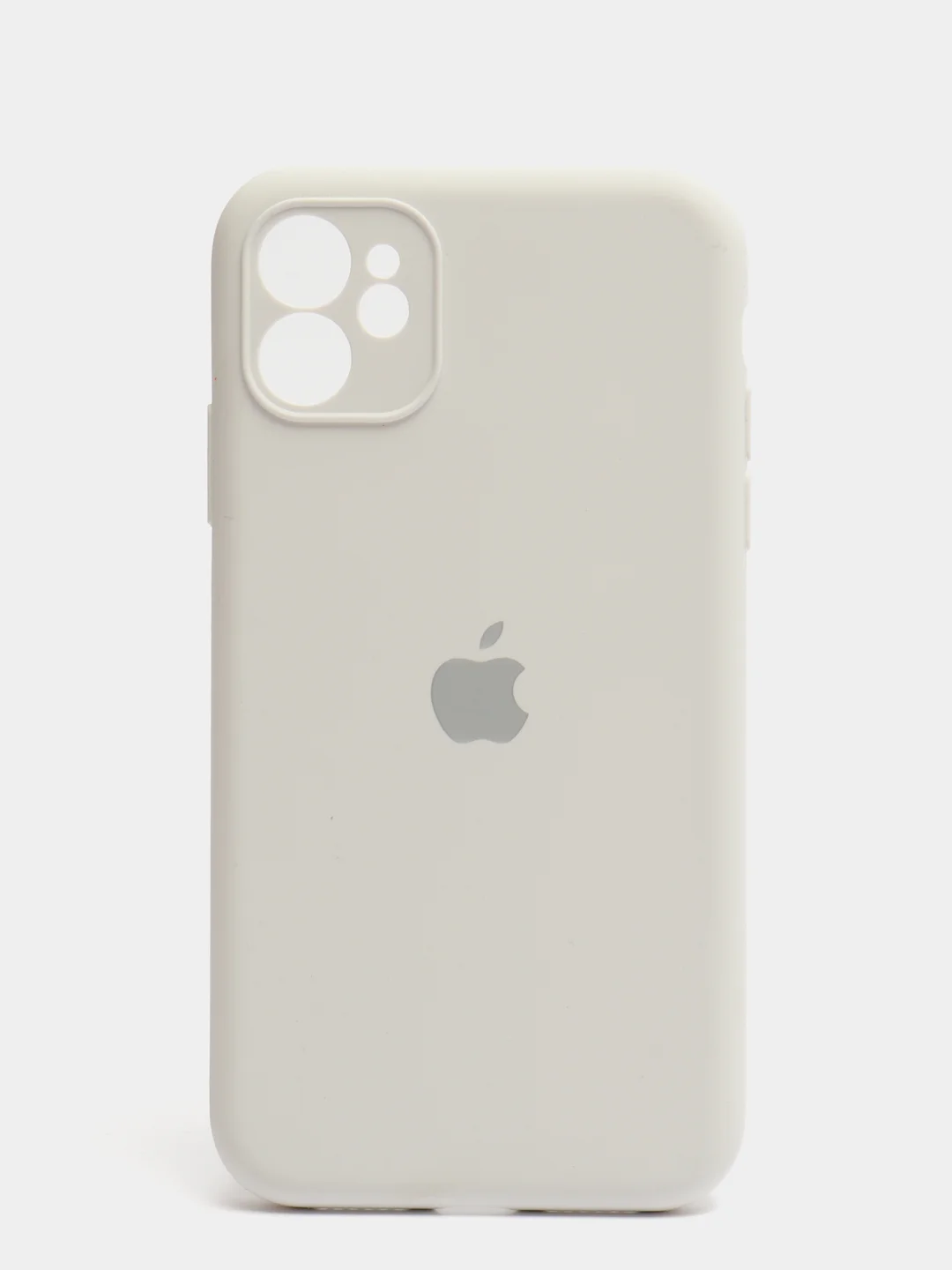 Белый чехол Silicone Case для iPhone 11 / 12 Mini / 12 / 12 Pro / 12 Pro Max